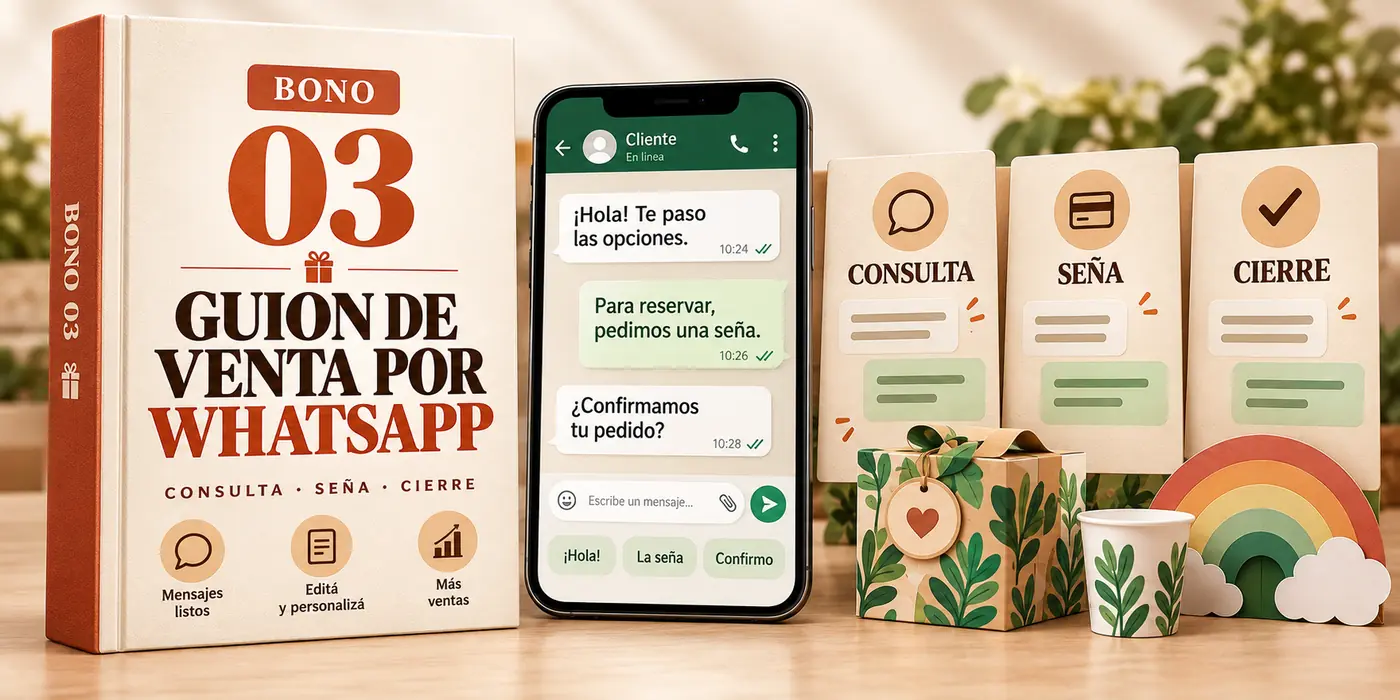Bono 3 - Guion de venta por WhatsApp